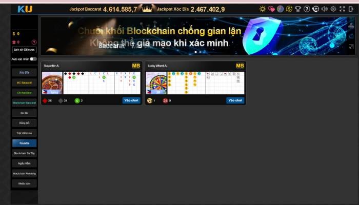 Cách tham gia Roulette tại sảnh cá cược Kubet