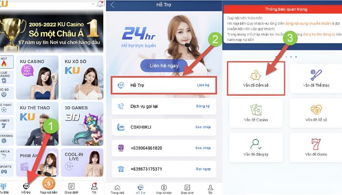 Nạp tiền Kubet bảo trì phải làm sao